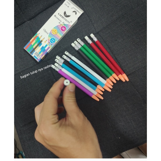 

pensil mekanik 2.0 unicorn model pensil