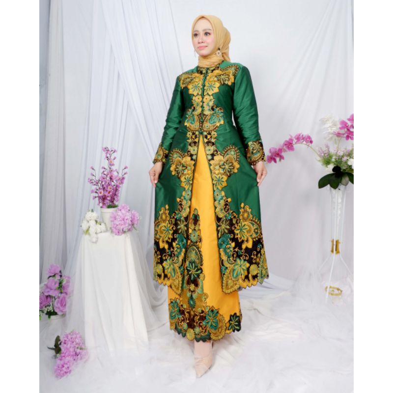 KEBAYA BORDIR ORIGINAL>KEBAYA PESTA TERBARU>KEBAYA AMANDA BY-MEKAR JAYA