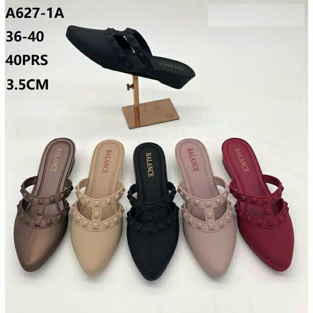 Sandal wedges jelly balance A 627 TERMURAH