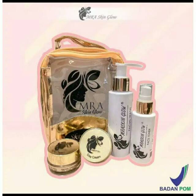 MRASKIN GLOW paket pemutih BPOM ampuh