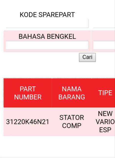 Stator comp  sensor ckp  statorcomp vario fi esp vario 110 fi esp kode part 31220-K46-N21 asli AHM