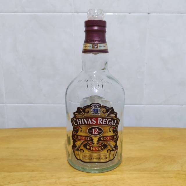 Botol kosong chivas 12 original 75 cl