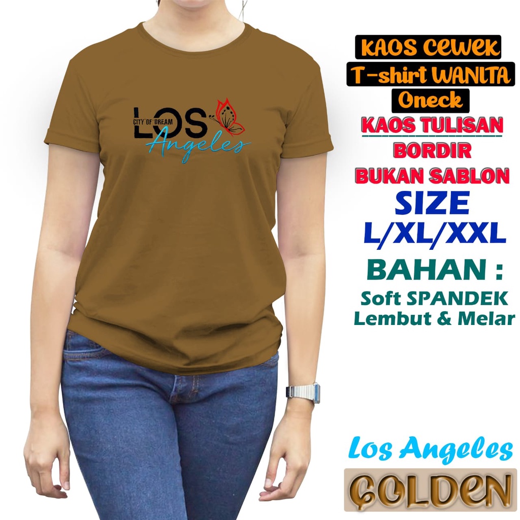 atasan bordir lengan pendek kaos bordir wanita atasan