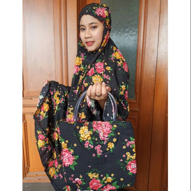 Mukena bunga mukena hitaman mukenah bali adem santung mukena jumbo