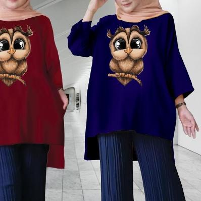 ➮ TUNIK KAOS WANITA DEWASA/LD 130/JUMBO ✧