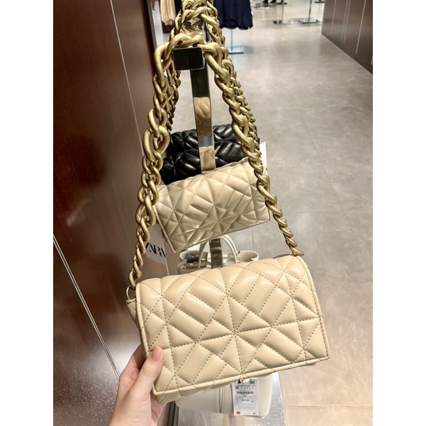 Zara Quilted Chain bag