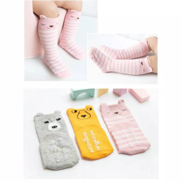 Medan Termurah/Kaos kaki anti slip baby/Anak animal import