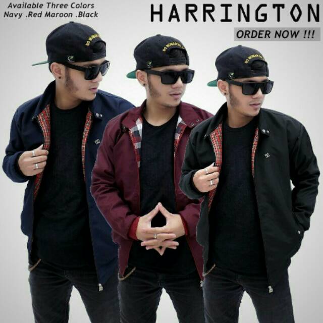 Jaket Harrington / Jaket Harrington DC / Jaket Harrington Saku dalam