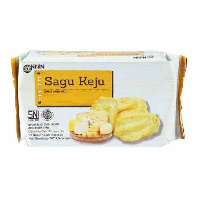 

Nissin Cookies Sagu Keju 110G