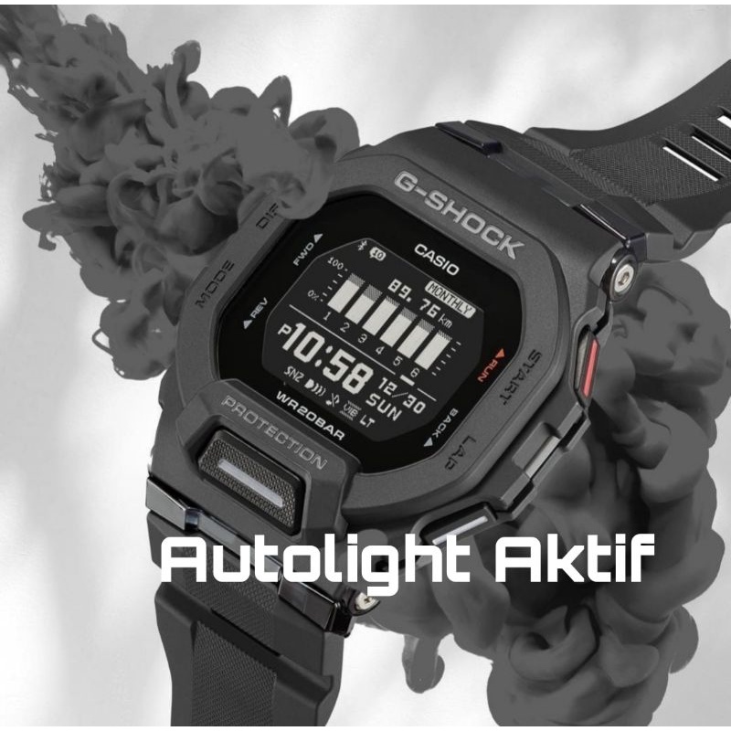 READY - Jam Tangan Gshock GBD200 Original BM Autolight Fullset ,Box Kaleng , Paperbag , Kartu Garans