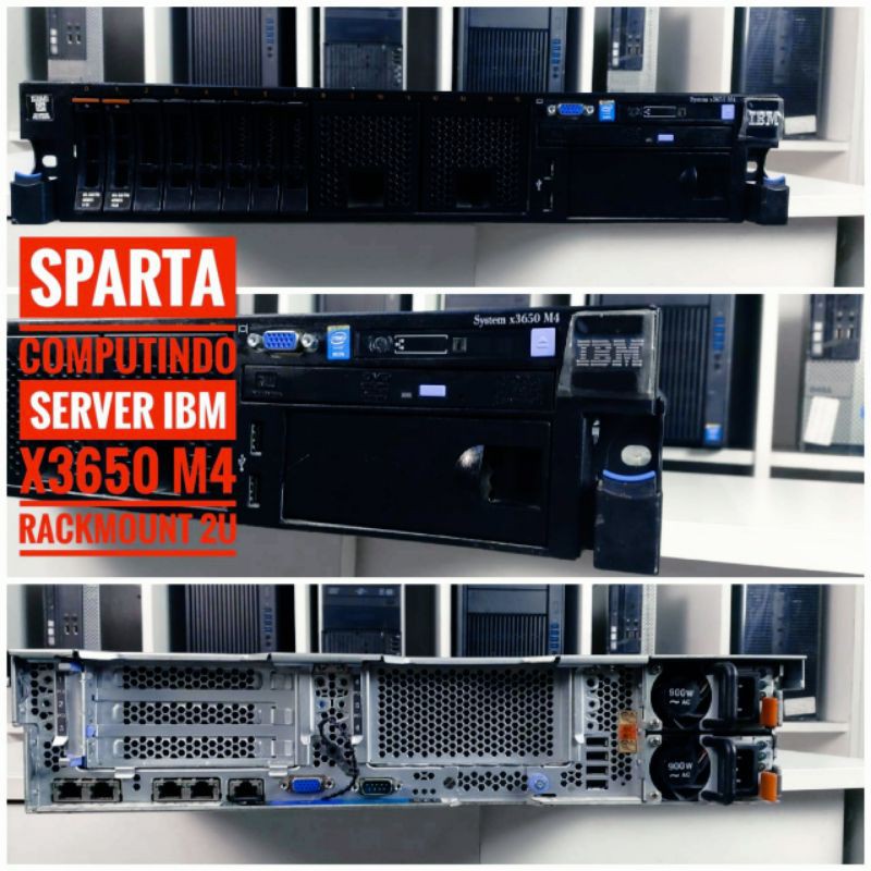 Server IBM X3650 M4 Rackmount 2U Bergaransi