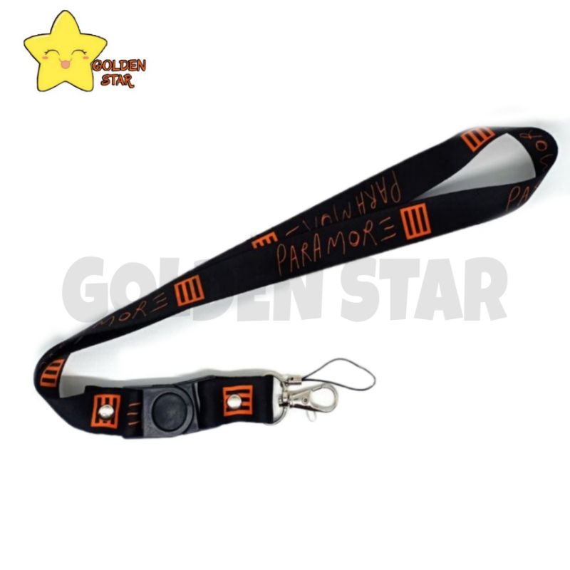 

Lanyard PARAMORE BAND METAL | tali lanyard DISTRO | gantungan kunci name tag id card kartu nama / tali lanyard gantungan leher FREE ORING