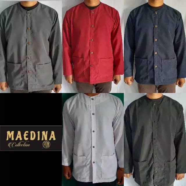 baju Koko pangsi polos - Hitam