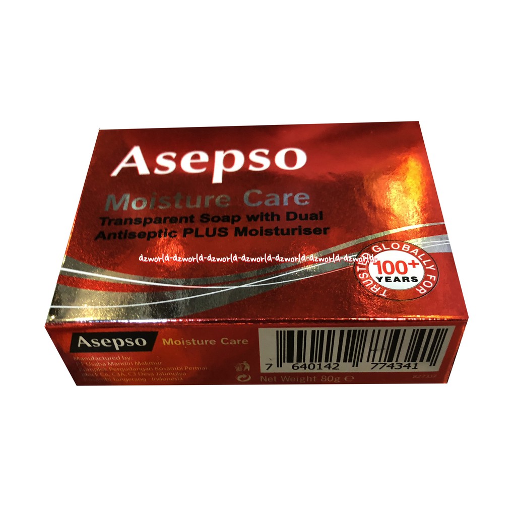 Asepso Moisture Care 80gr Transparant Soap With Dual Sabun Antiseptik Untuk Jerawat Di Badan Punggung Asep So Bar Soap Sabun Batang Batangan