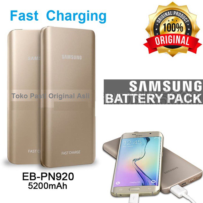 Power bank 5200mAh Samsung Powerbank 5200mAh Fast Charging Power bank 5200 mAh -Gold