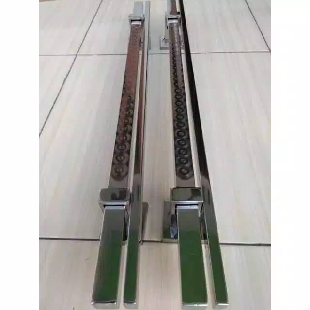 Handle pintu rumah panjang 2 meter / gagang pintu rumah panjang 200cm brass