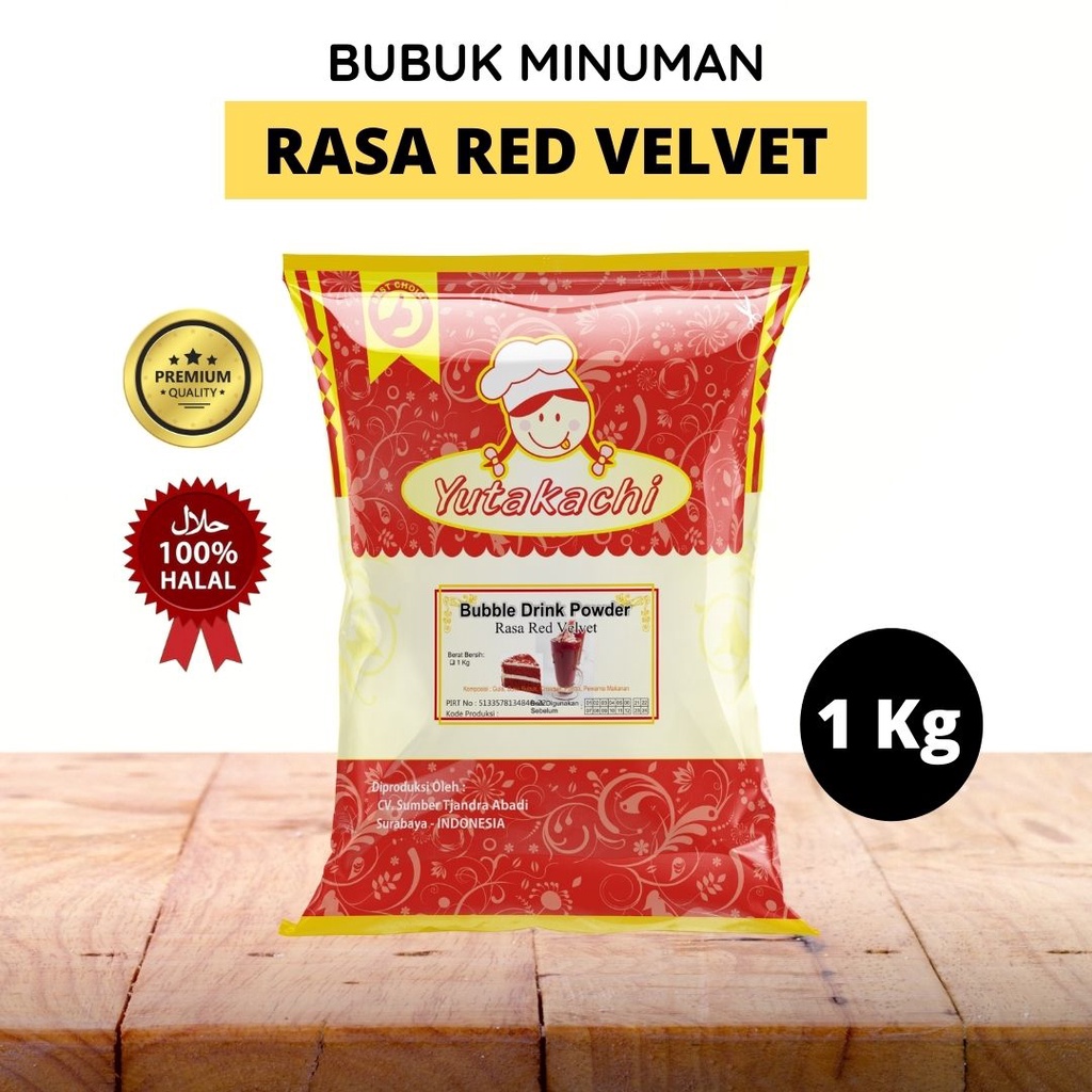 Jual Bubuk Minuman Red Velvet Kg Yutakachi Powder Drink Aneka Rasa