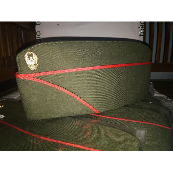 Topi Mut TNI Tamtama - Topi Perahu Jatah TNI