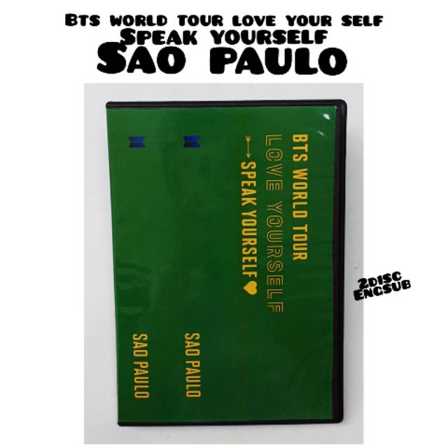 DVD KPOP BTS WORLD TOUR SAO PAULO / D.C.O
