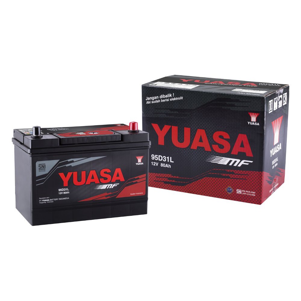 AKI ACCU KERING YUASA 95D31L MF AKI KERING PAJERO 95D31L