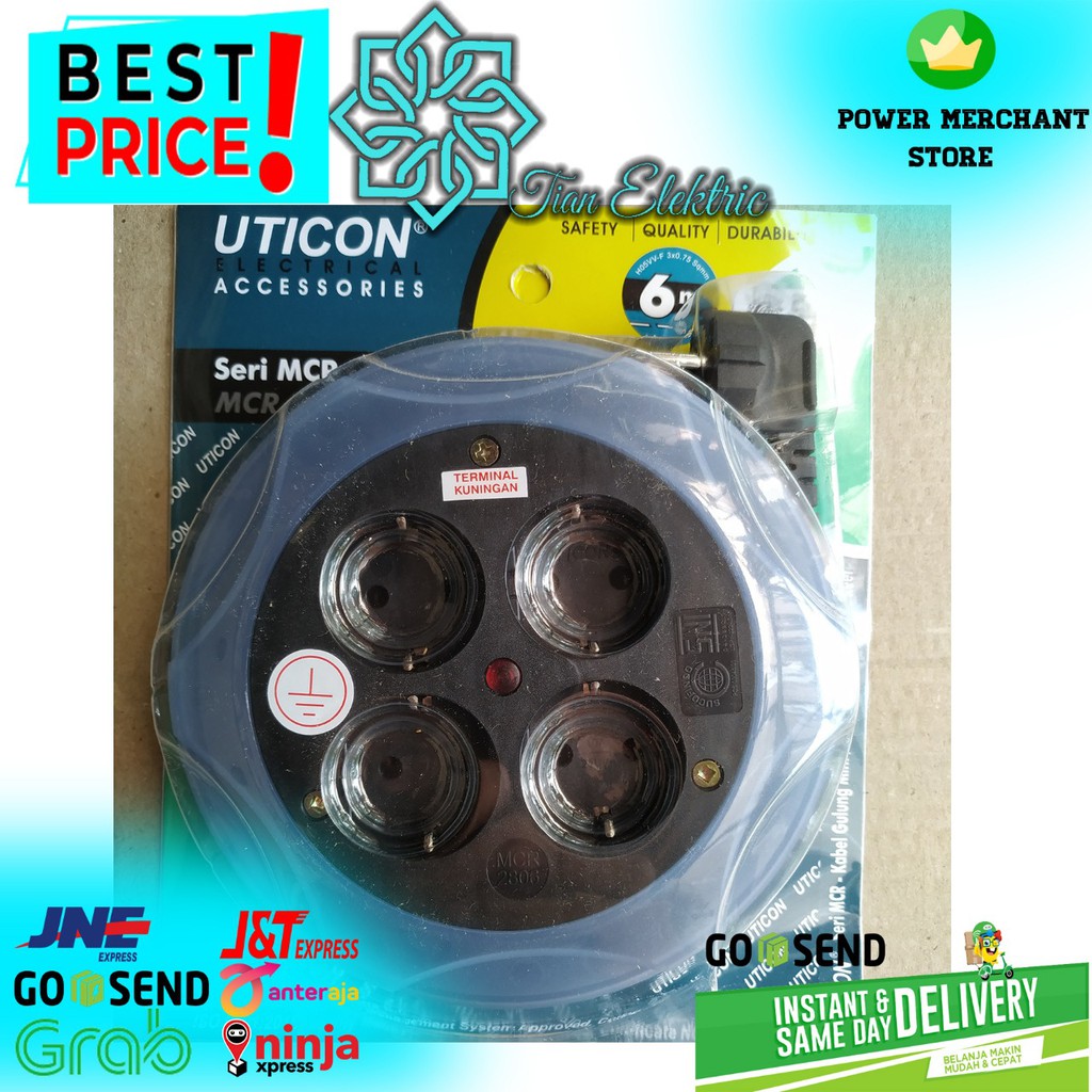 UTICON MCR-1806 Kabel Gulung Mini 6M