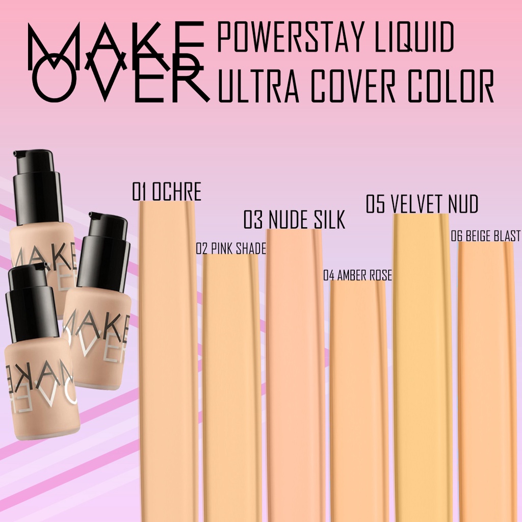 MAKE OVER ULTRA COVER LIQUID MATTE FOUNDATION