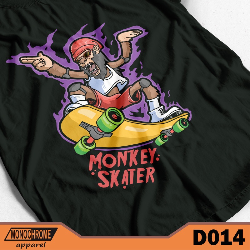 D014 Kaos Baju Distro Pria Skate Skater Skaters Skateboard