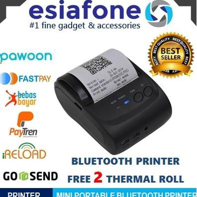 ZJIANG MINI PORTABLE BLUETOOTH THERMAL PRINTER KASIR POS ZJ-5802 5802
