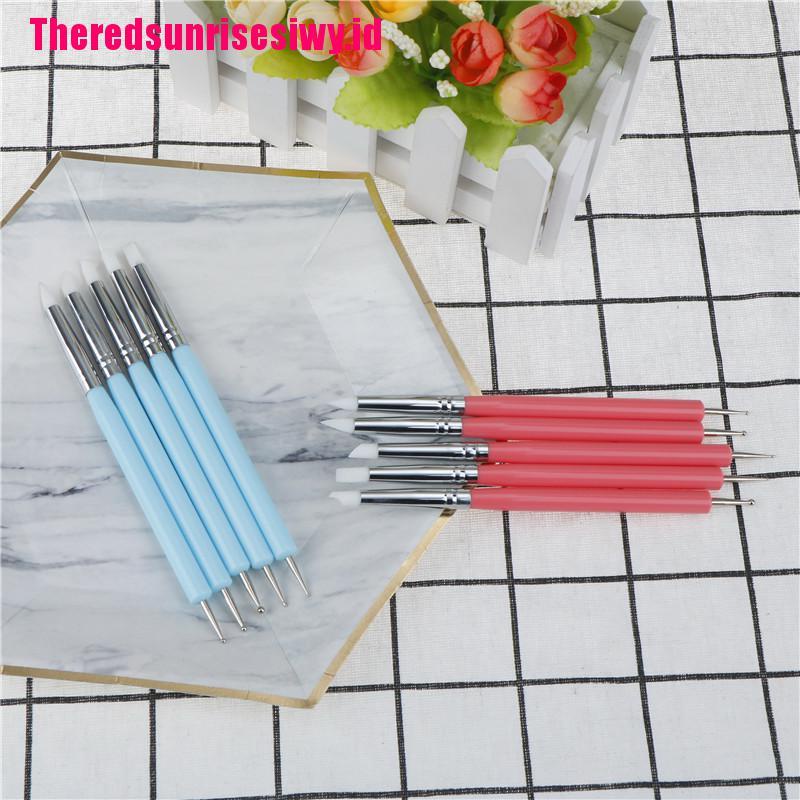 %Home &amp; living%%5 X 2 Way Pottery Clay Ball Styluses Tools Polymer Clay Sculpture Nail Art Tools