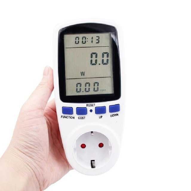 Taffware kWh Meter Pengukur Biaya Lisrik Rumah Multifungsi - KWE-PM01