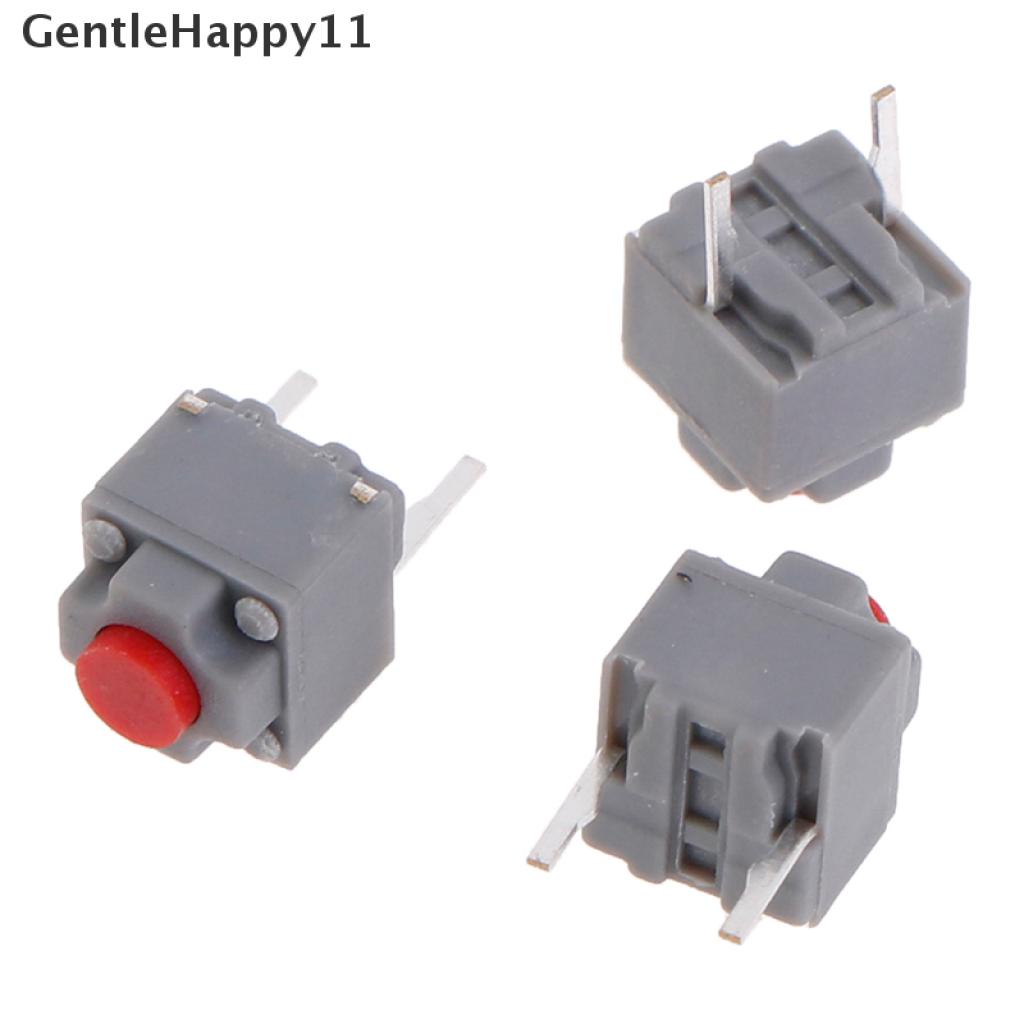 Gentlehappy 20pcs Tombol Mute 6x6 X 7.3 Untuk Mouse Wireless Kabel