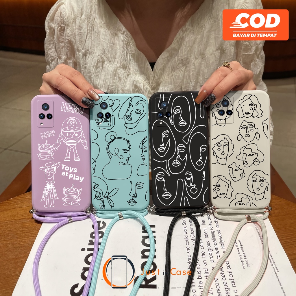 Sling Case Macaron Softcase Tali (UV05) Vivo Y21 Y21S Y21T Y21A Y33S Y33T Y20 Y12S Y20S Y15S Y01 V23E V21 V20 SE V20 Y30 Y50 Y11 Y12 Y15 Y17 Y91 Y93 Y95 Y15s Y51 Y51A V17 V19 S1 S1 PRO Z1 PRO V15 V11 Y91C Y53S