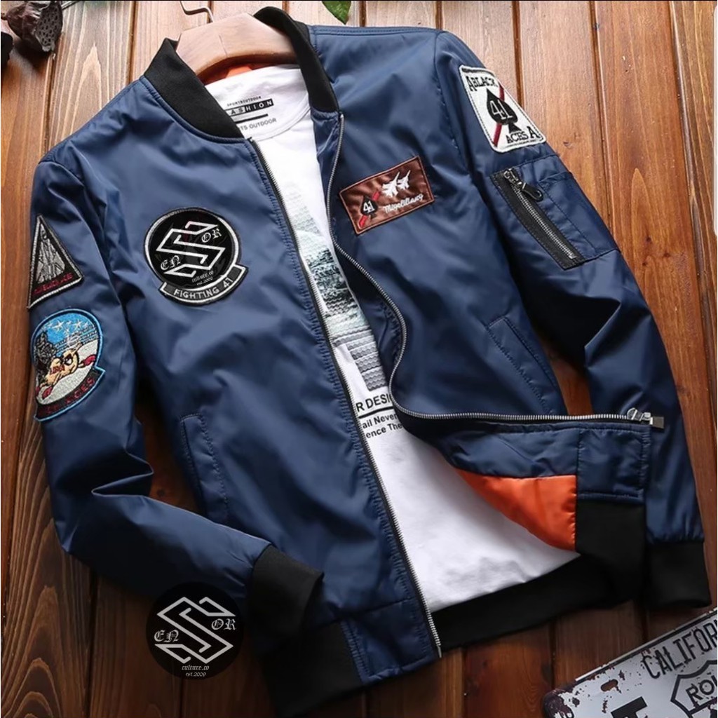 JAKET BOMBER PRIA / JAKET BOMBER DISTRO / JAKET BOMBER FIGHTING SENSOR