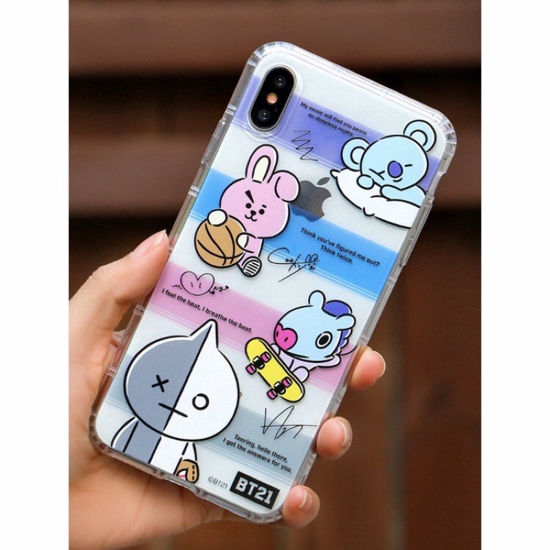 [CASE IPHONE] Case BT21 BTS A004 - Softcase Silicone iPhone 6/6S 7/8 XR XS XSMax 11 11Pro 11ProMax