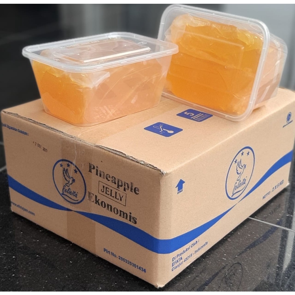 

Selai Nanas Jelly Kental Felicita ORI 10 kg EKONOMIS HALAL MUI