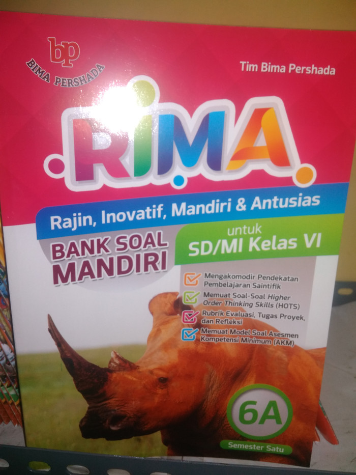 Jual Bank Soal Rima 6a Murah Ori Indonesiashopee Indonesia