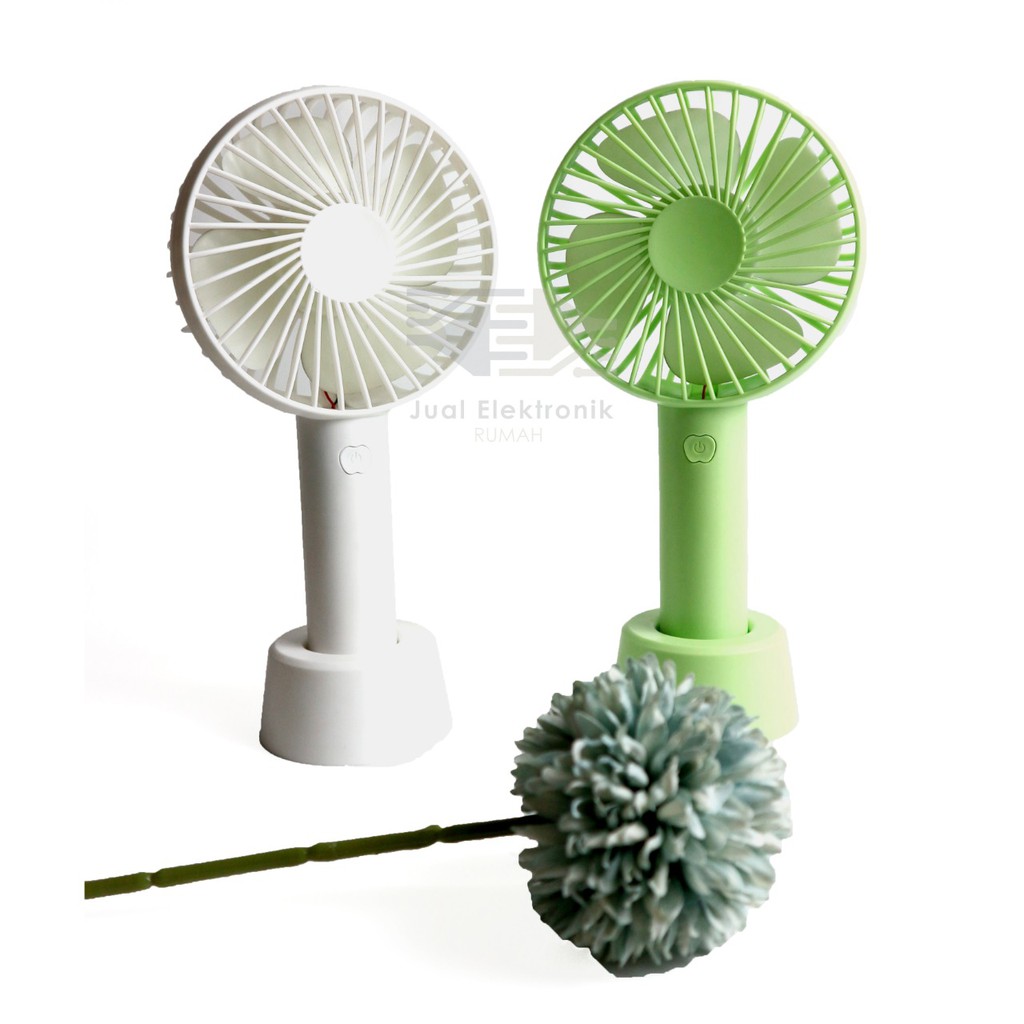 Handy Mini Fan WARNA POLOS Kipas Portable Mini Kipas Tangan Recharger Termurah