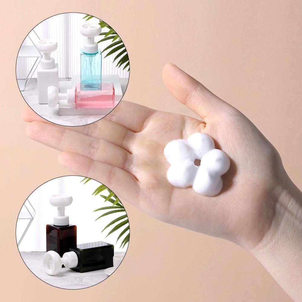 R-flower 450ML Flower Dispenser Sabun Shampoo Shower Gel Foaming Lotions Wadah Pompa