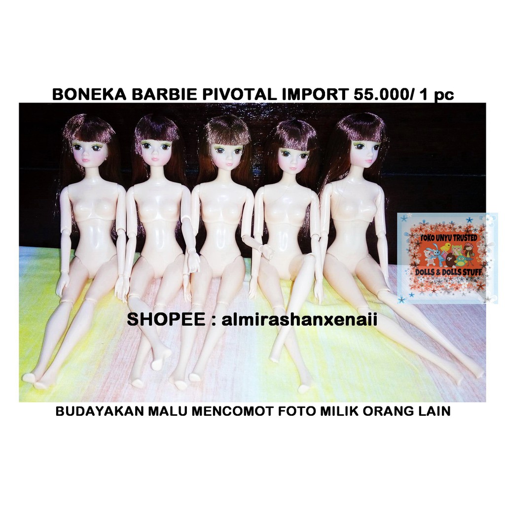 Boneka Barbie PIVOTAL IMPORT/ Barbie Pivotal/ Boneka Barbie/ Pivotal Barbie Doll - BROWN / COKLAT B