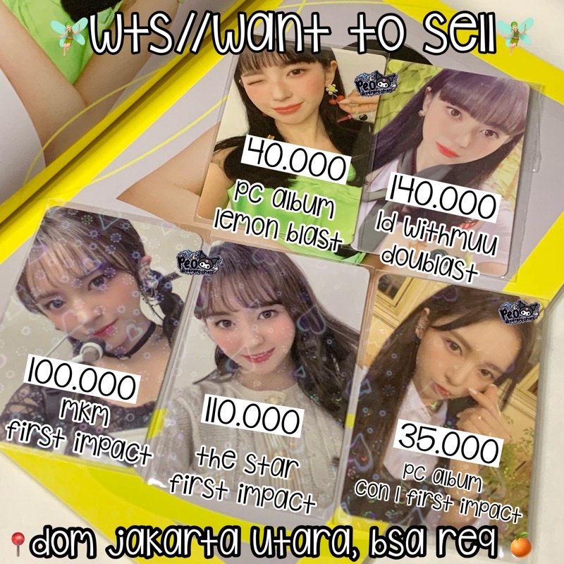 PC PHOTOCARD  MASHIRO KEP1ER OFFICIAL READY STOCK FIRST IMPACT DOUBLAST