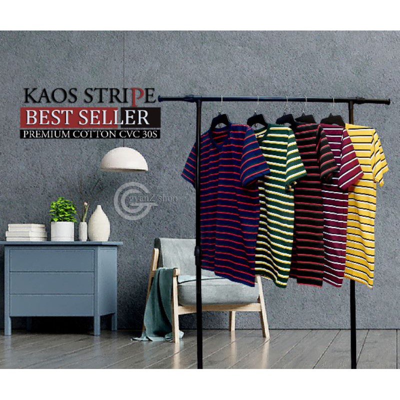 3colors series stripe 3warna kaos kekinian kaos belang baju kekinian belang baju trisecond