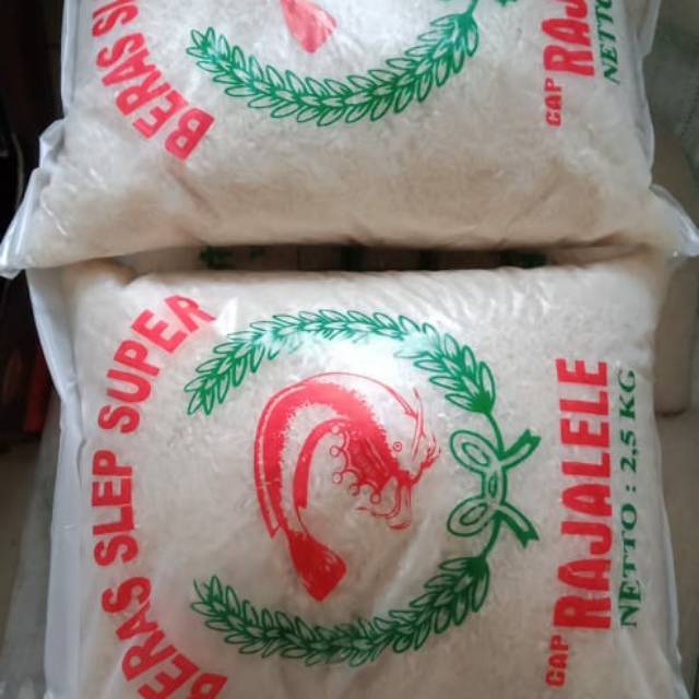 

Jual beras super raja lele 2.5/kg