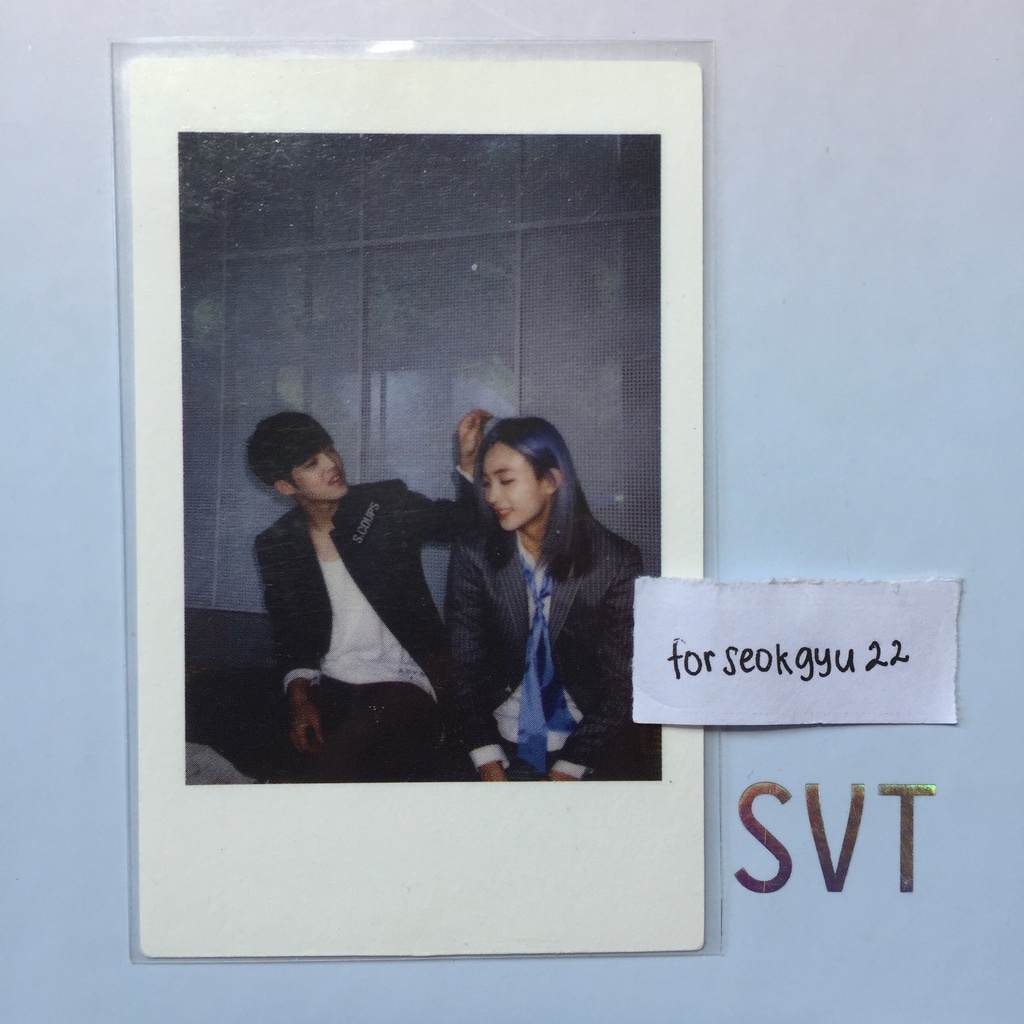 SEVENTEEN jeongcheol boy wish pola scoups jeonghan photocard