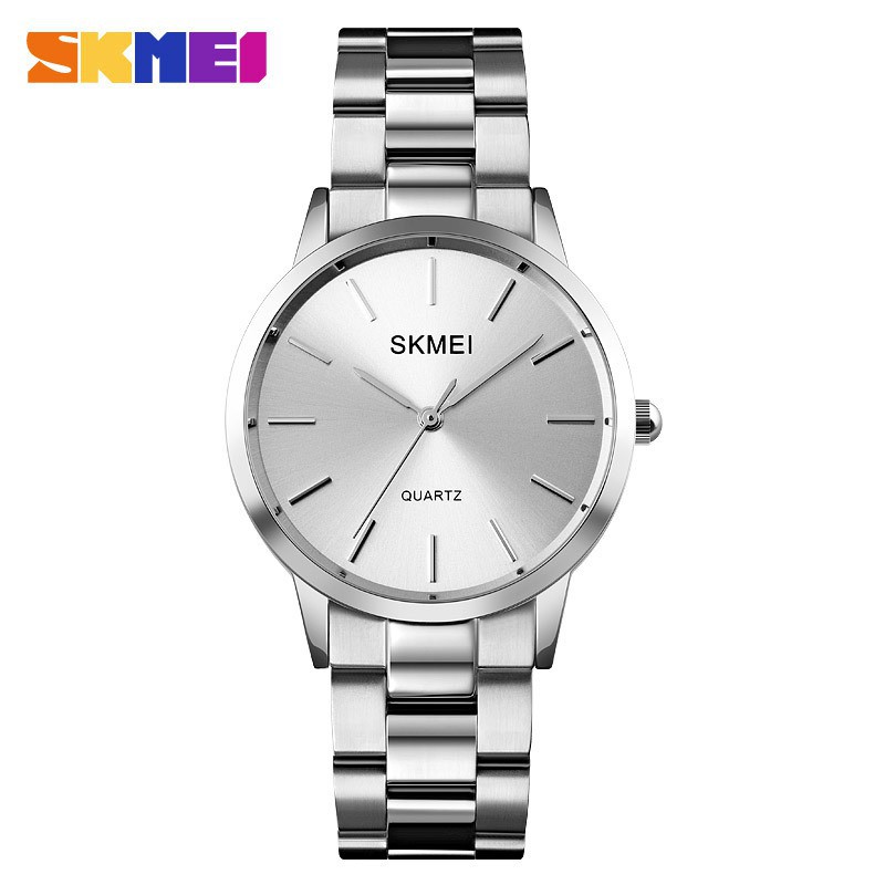 SKMEI 1694/1695 Jam Tangan Couple Analog Stainless Steel WK-SBY