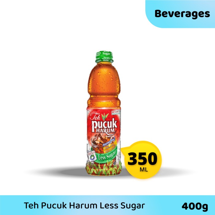 

SIRUP- TEH PUCUK HARUM LESS SUGAR 350 ML -SIRUP.