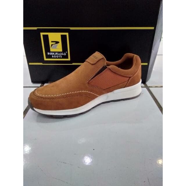 sepatu kulit pakalolo 0123 tan.original