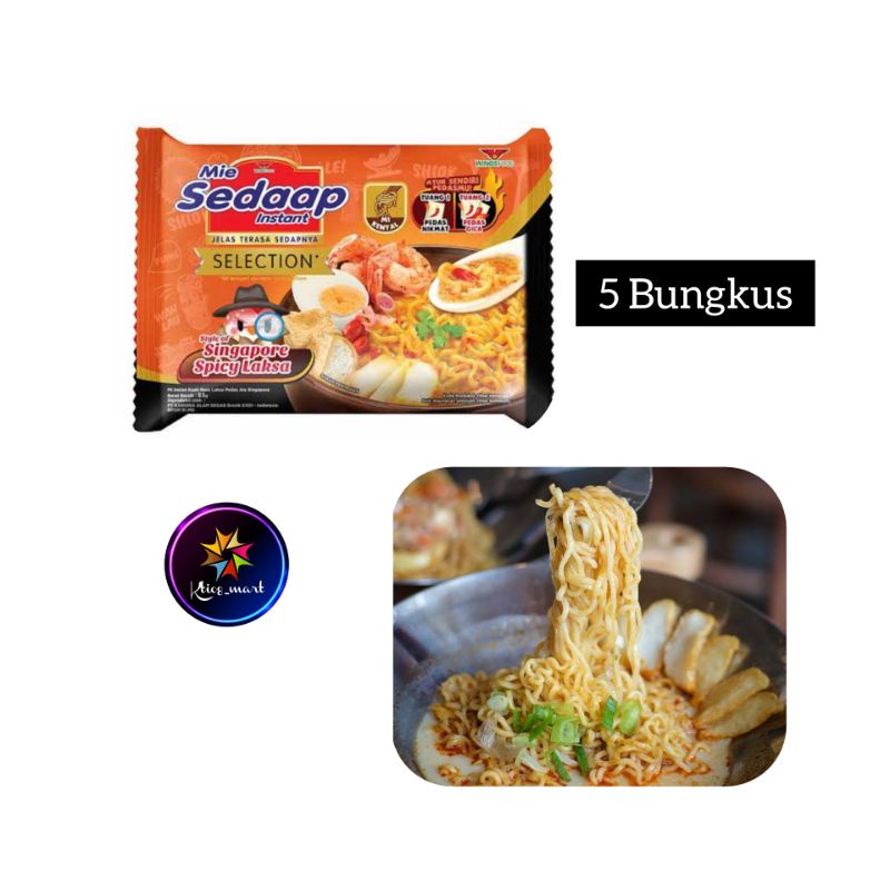 

Mie Sedaap Singapore Spicy Laksa 83gr/style of Singapore/mie instan