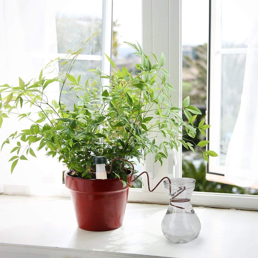 2 Pcs Automatic Plant Self Drip Irrigation Slow Release Waterers Watering plants