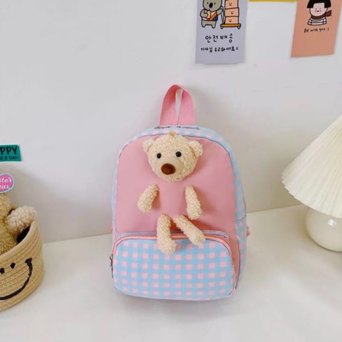 Tas Sekolah Anak Boneka Karakter / Laki / Perempuan / Ransel Backpack - Tas Ransel Anak Karakter Tas Boneka tas sekolah Anak Tas Bayi Balita Tas Punggung Anak Tas Anak perempuan Tas Boneka