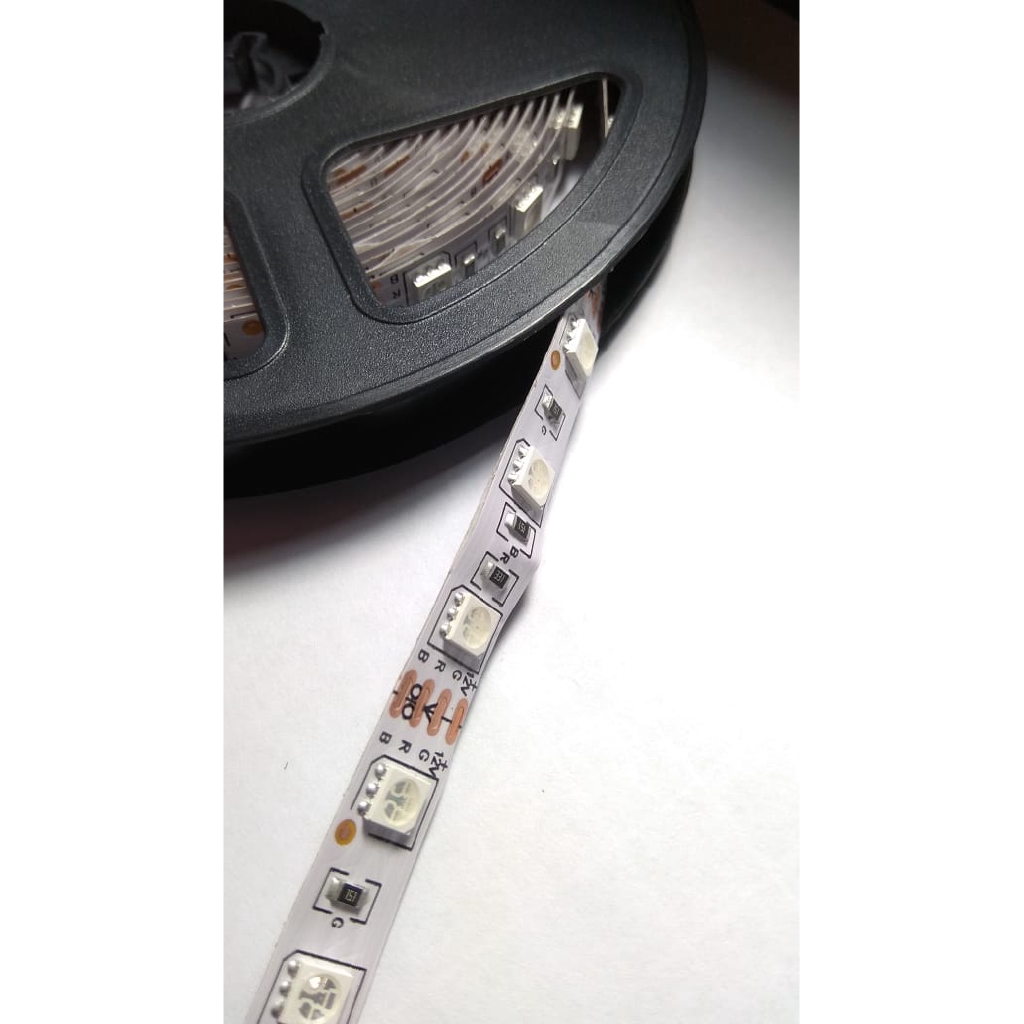 [DSP-9123] 5M LED STRIP FLEXIBLE SDM 5050 DC 12V IP33 RGB MULTI COLORS INDOOR ONLY 60 LED